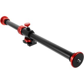 Angoily Camera Tripod Boom Arm Dual Head Horizontal Extension Rod for Overhead Photography Compatible with and Action Cameras Tripod Center Rod for Stable Mounting