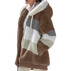 2024 Thickened Winter Coat Plus Size Hooded Raincoat Windproof Jacket Puffer Parka Coat Sherpa Ski Jacket for Women