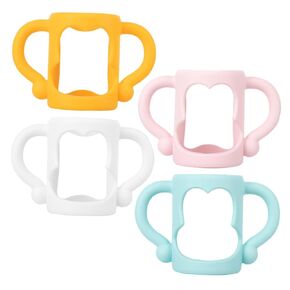 4Pcs Bottle Grips Soft Bottle Holders with Comfortable Handles for Easy Use