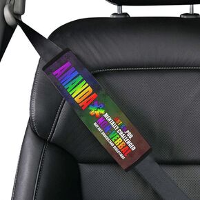 Occupant with Autism Seat Belt Autism Awareness Seat Belt Cover for Kid Family Special Need Autistic Medical Alert Car Cushion Cover Support Autism Gift Personalized Name 43