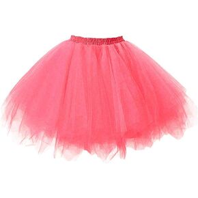 Girls Tutu Skirt Fancy Pettiskirt Kids Solid Mesh Ballet Dance Skirts Toddler Baby Elastic Princess Ballet Dance Skirts