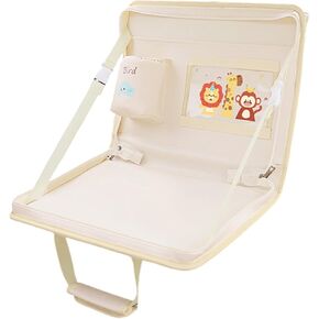 Convenient Car Backseat Storage Solution Bag Laptop Desk Food Trays for Organizing Items Like Hat & Toy