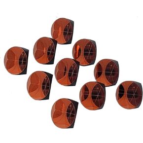 10pcs Silver Coated or Copper Coated 1inch Corner Cube Prism 25.4mm Trihedral Retroreflector(Copper Coated)