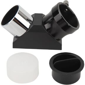 1.25 Inches 90 Degree Diagonal Mirror, Durably Aluminum Alloy Construction, Wide Angle Viewing, with Dust Covers, for Refractor Catadioptric Telescopes, Standard 1.25 Inch Interf