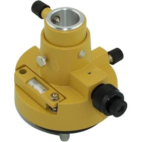 NEW Tribrach Adapter With Optical Plummet (erect image) FOR PRISM SET total station(Yellow)