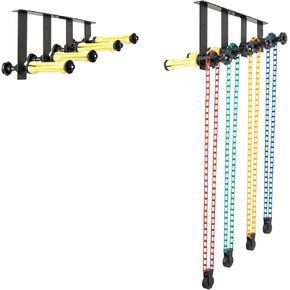 Photography Background Support System,4 Rollers,Wall/Celing/Light Stand Mount, Manual Wall Mount Kit, Backdrop Holders
