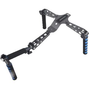 Aluminium Alloy Multi Function Camera Shoulder Support, Single Handle Stabilizer with Foam Layer Handle for Cameras, Camcorders, Video Recording Equipment