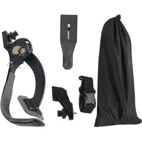 Camera Shoulder Mount Glomora SR500 Black Lightweight Shock Absorber Bracket Support Stabilizer Rig for Professional DSLR Photography ABS Fiberglass 6KG Load