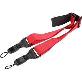 Universal Camera Shoulder Neck St Antislip Belt Black Camera BeltCamera StrapCamera Neck StrapCamera Shoulder StrapCamera Sling Unburdened The Lightweight Super Design Joyful (Black) (Red)