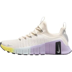 Nike Free Metcon 6 SE Women's Workout Shoes (HJ6214-001, Phantom/Black/Hydrangeas/Metallic Silver)