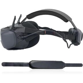 Soft Top Headband for DJI Goggles N3 Easy Wear Strap Comfort PU Leather and Soft Foam Padding Head Brace Belt Decompression Protective Headwear Accessory