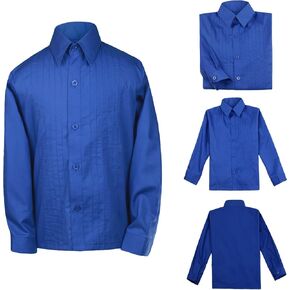 Baby Boy Kid Teen Party Event Formal Party Tuxedo Suit Royal Blue Shirt 5-16