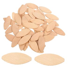 Gatuida 100pcs Wood Biscuits for Efficient Woodworking Tool for Connecting Furniture Stylish Design for Aesthetic Appeal Projects and