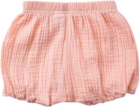LNICEAR Toddler Baby Girls Boys Shorts Cotton Linen Blend Solid Color Bloomers Loose Harem Shorts in Saudi Arabia