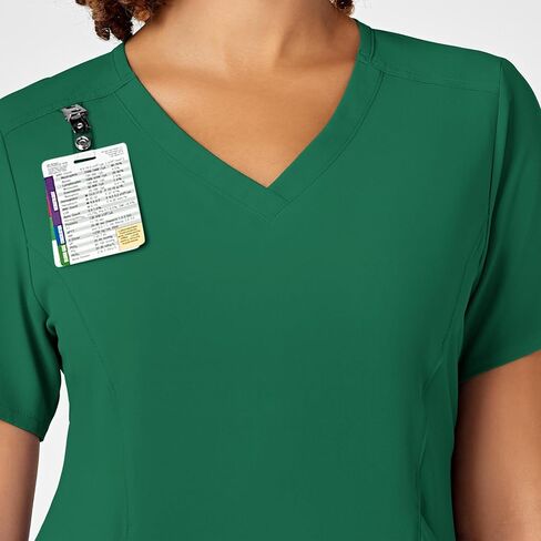WonderWink Womens Renew V-Neck Top Medical Scrubs, Hunter, Small US in Saudi Arabia