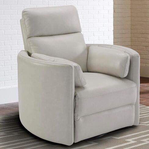 Radius - Natural Beauty Quartz Power Swivel Glider Recliner for Adults with USB and Type-C Ports, Single Sofa Chair for Living Room in Kuwait