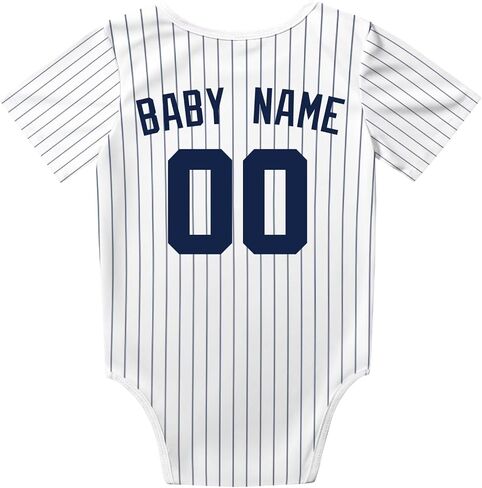 KREDE Baby Clothes Unisex Bodysuit Personalized Custom Baby Name Number for Boy Girl in Saudi Arabia