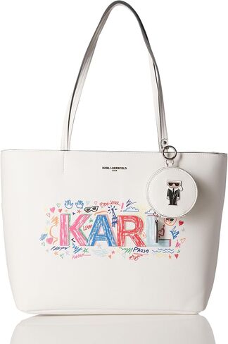 Karl Lagerfeld Paris Adele Tote, BLK/Gold in Saudi Arabia