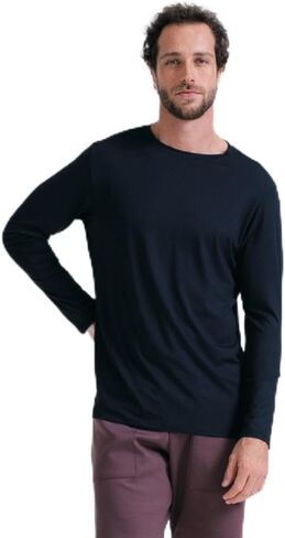 Insider - تي شيرت Tech بأكمام طويلة للرجال - مضاد للروائح - قميص للاستخدام اليومي، قمصان رياضية للرجال، سريع الجفاف، قميص Tech in Kuwait