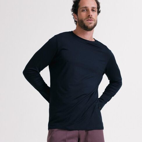 Insider - تي شيرت Tech بأكمام طويلة للرجال - مضاد للروائح - قميص للاستخدام اليومي، قمصان رياضية للرجال، سريع الجفاف، قميص Tech in Kuwait