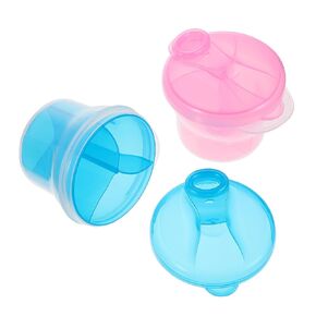 HEMOTON 2pcs Rotary Milk Powder Box Milk Powder Food Dispenser Milk Powder Holder Milk Powder Container Formula Dispenser Travel Milk Powder Dispenser Formula Container