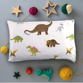 MAG 2 Pcs White Dinosaure Standard Pillowcases,Bedding Pillowcases Pack of 2 20"*26" (Standard, White)