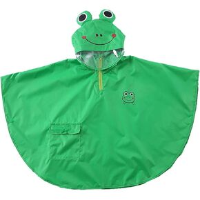 Toddler Boys Girls Rain Suit with Hood Coverall Raincoat Lightweight Rainproof Windproof Mudproof Outdoor