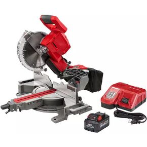 Milwaukee M18 10-Inch Dual Bevel Sliding Compound Miter Saw Kit 2734-21