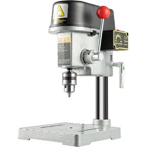 Mini Drill Press 340W Benchtop Drilling Machine 3-Speed Adjustable Small Table Driller Portable Jewelry Metal Drill Press Wood Drilling Machine Electric Table Top Drill Press in Kuwait