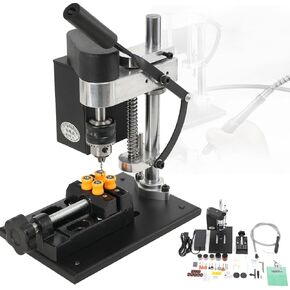Penchtop Drill Press ، Mini Drill Press ، آلة حفر كهربائية محمولة قابلة للتعديل 7 سرعات ، CNC 775 Motor B10 Chuck 0.6-6mm Metal DIY Make Making Tool Tool