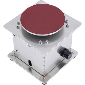 200W Mini Disc Sander With Forward And Reverse Function 4 Inch Disc Sander Small Sanding Disc Machine Adjustable Speed Bench Sander Polisher For Wood, Metal, Stone & Scissor Sanding