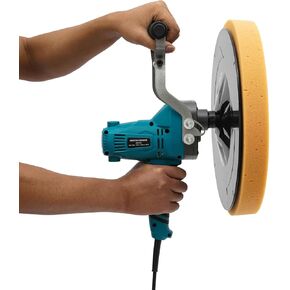 Variable Speed Handheld Drywall Sander - 850W Electric Sander Adjustable 6 Speed, LED Light, 3 Sanding Discs & 8.2ft Power Cord, Ideal for Walls, Concrete & Mortar