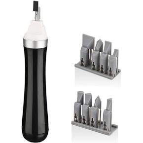 HXBER Versatile Reciprocating Sander,MS-148 Reciprocating Sander Two Speeds Adjustable Versatile High Efficient Battery-Powered Sanding Machine Multifunctional Electric Grinding Tool with Quick Sandin