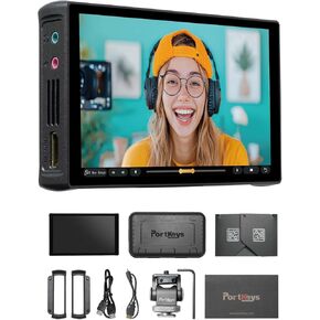 Portkeys PT5 III Camera Monitor 5.4" 800nits Field Monitor with USB 3.0 Type-C Port Support Waveform, Histogram, Peaking, False Color, and 3D LUT Function for DSLR Camera