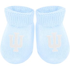 Creative Knitwear College Baby Bootie Sock - شعار الفريق ، ألوان متعددة ، للأولاد والبنات (حديثي الولادة - 6 أشهر)