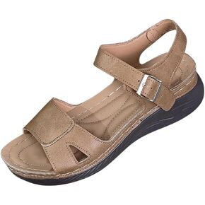 Sport Sandals for Women Waterproof Open Toe Buckle Strap Light Weight Walking Outdoor Hiking Beach Vacation Shoes
