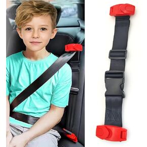 Kids car seat Strap Adjuster, car seat Strap Adjuster with Clip and Position Strap for Kids, Protect Shoulder and Neck kids car seat Strap，Make Children more comfortable in vehicles