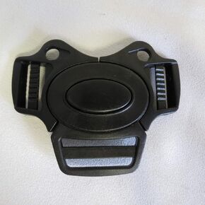 Harness Safety Black Buckle Clip Replacement Part Compatible with JOOVY Qool Bench Seat (Buckle Only) 5D