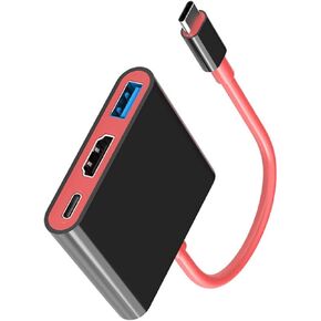 USB C Docking Station Portable HDTV Adapter for Game HDTV Dock Station Gaming and Office Use Accessories