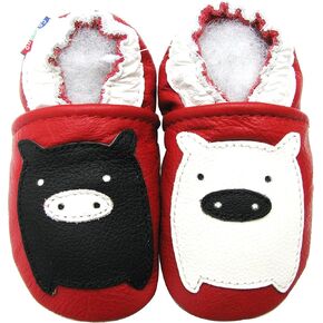 Carozoo Mary Jane Baby Girl Soft Sole Leather Shoes Slippers