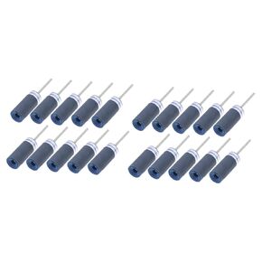 DOITOOL 2sets Sanding Block Set Small Sanding Bands Assorted Grit Sandpaper 2.35mm Stick Jewelry Polishing Tool 10pcs*2