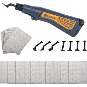 Cordless Pen Sander, Variable Speed and USB Charging with LED Light, and 10pcs 1000-Grit Sandpaper Multi-Purpose Power Tool for Sanding, Polishing, Finishing, DIY Crafts
