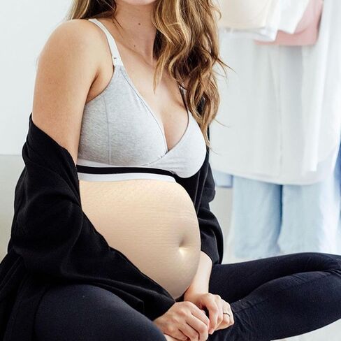 Fake Pregnancy Belly, Breathable Soft Fake Pregnant Belly Lightweight Fake Belly for Role Play, Easy To Wear (Small (5.9in)) in Saudi Arabia