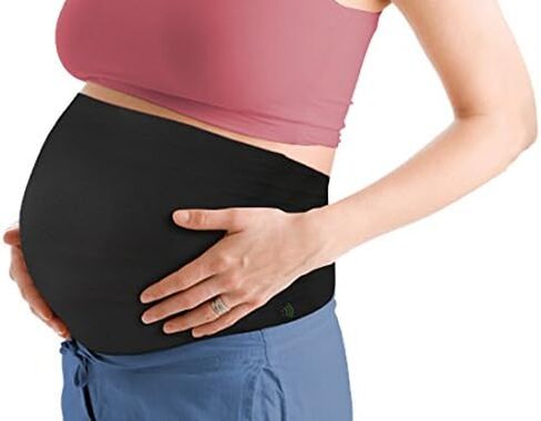 Vest Anti-Radiation Safe and Healthy Pregnancy Belt Cover Belly Band - L - Black in Saudi Arabia