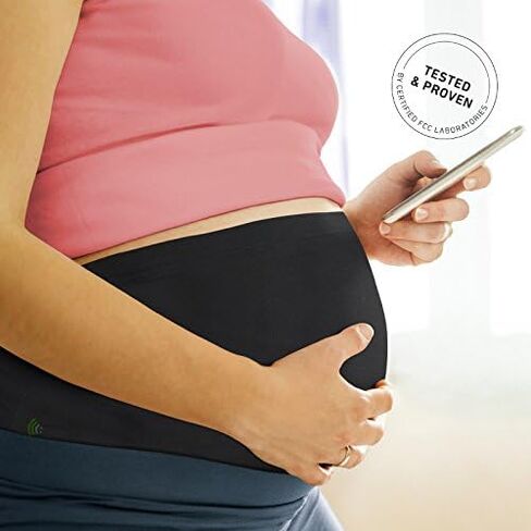 Vest Anti-Radiation Safe and Healthy Pregnancy Belt Cover Belly Band - L - Black in Saudi Arabia