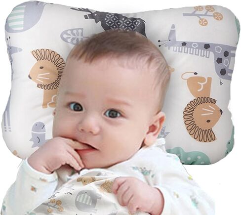 Soft Hypoallergenic Baby Head & Neck Support Organic Cotton Cover Machine Washable (Bambi Pink) in Saudi Arabia