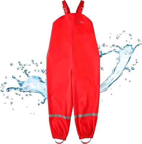 BMS® rain Pants for Children, mud Pants, 100% Waterproof, Skin-Friendly and softskin, Oeko-Tex, Durable for Girls and Boys in Saudi Arabia