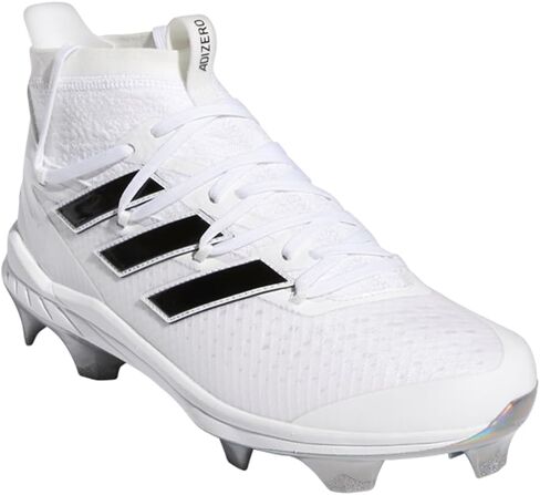 adidas Adizero Afterburner 8 Nwv Mens Shoes Size 9, Color: White/Black in Saudi Arabia