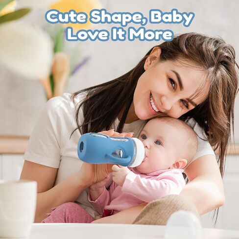 Silicone Bottle Covers Silicone Sleeve for Avent Natural Glass Baby Bottles Fits Philips Avent Glass Bottle Sleeve Phillips Avent Glass Bottles 4oz (3 Pcs) in Saudi Arabia