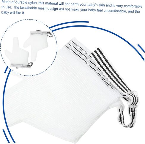 1pair Boy Girl Stop Thumb Sucking Gloves -Scratch Kit for Boy Girl Year in Kuwait